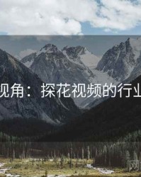 专家视角：探花视频的行业价值