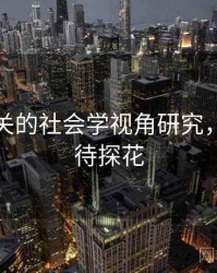 探花相关的社会学视角研究，如何看待探花