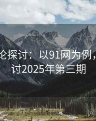 2025理论探讨：以91网为例，理论探讨2025年第三期