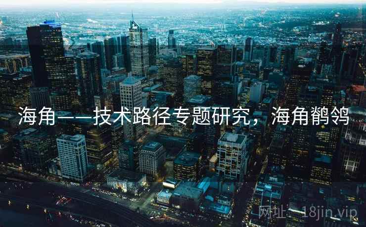 海角——技术路径专题研究，海角鹡鸰