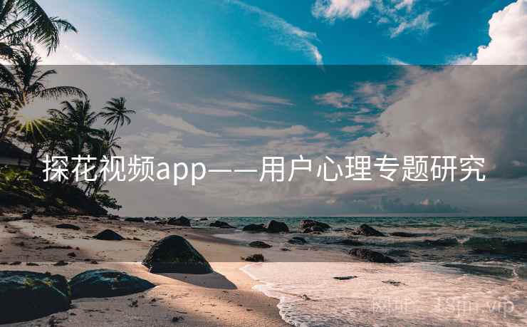 探花视频app——用户心理专题研究