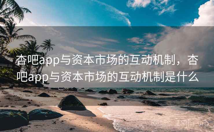 杏吧app与资本市场的互动机制，杏吧app与资本市场的互动机制是什么